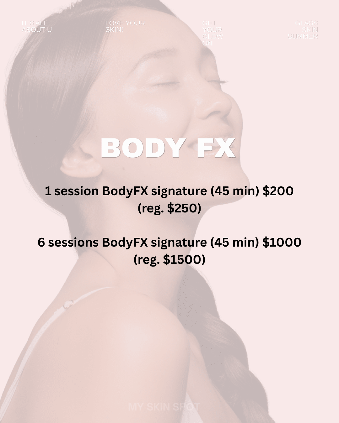 BODYFX SIGNATURE PROMO - MY SKIN SPOT